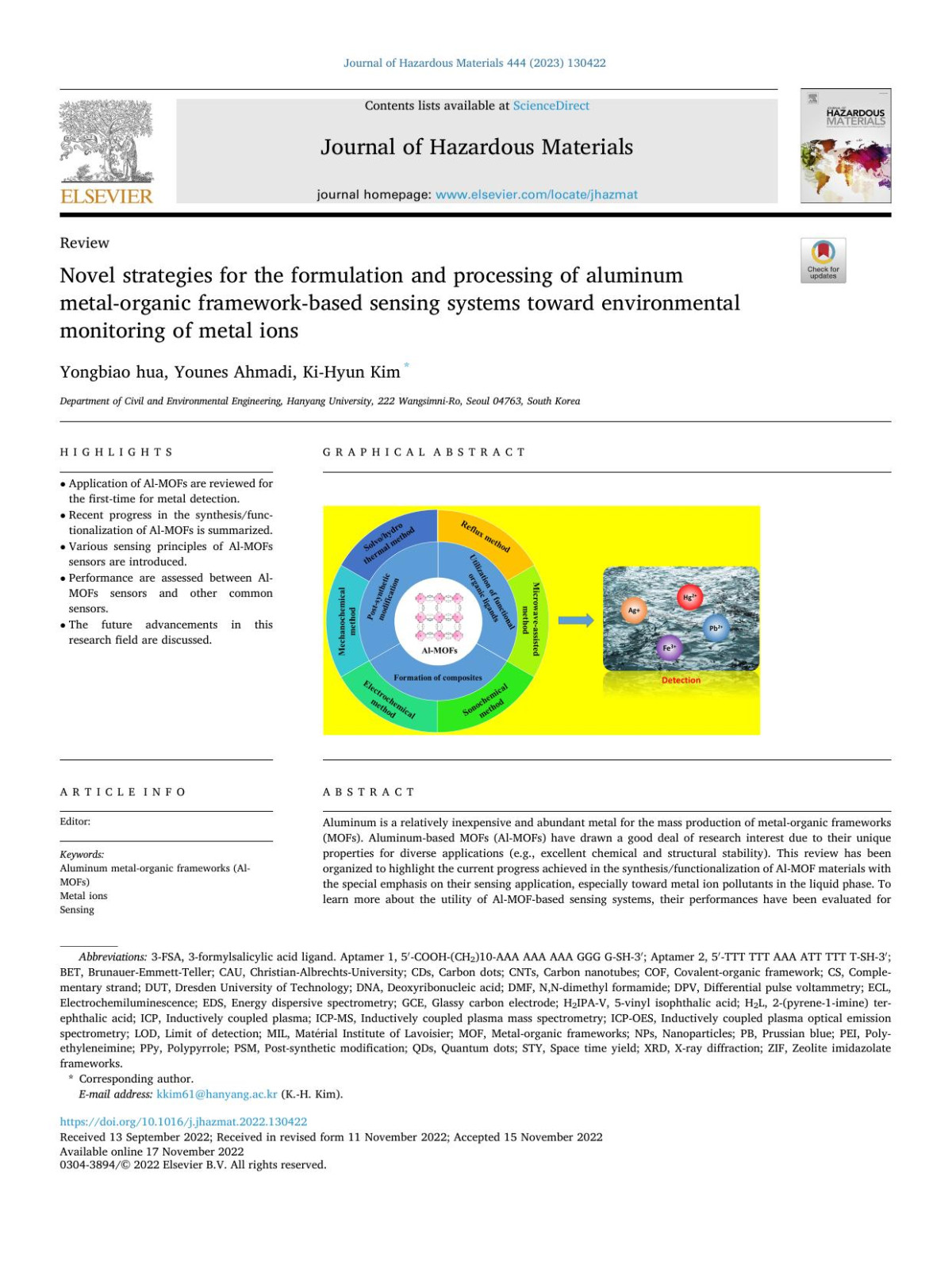 Novel strategi’s for the formulation and processing of aluminum metal ...